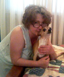Coco the Chihuahua and His Mom, Pat